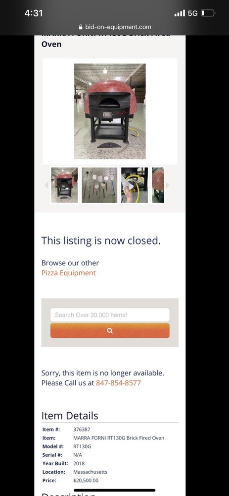 marra forni oven