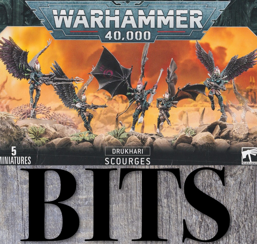 Warhammer 40K Dark Aeldari Drukhari SCOURGES Bit Bits Ynnari Kill Team Solarite