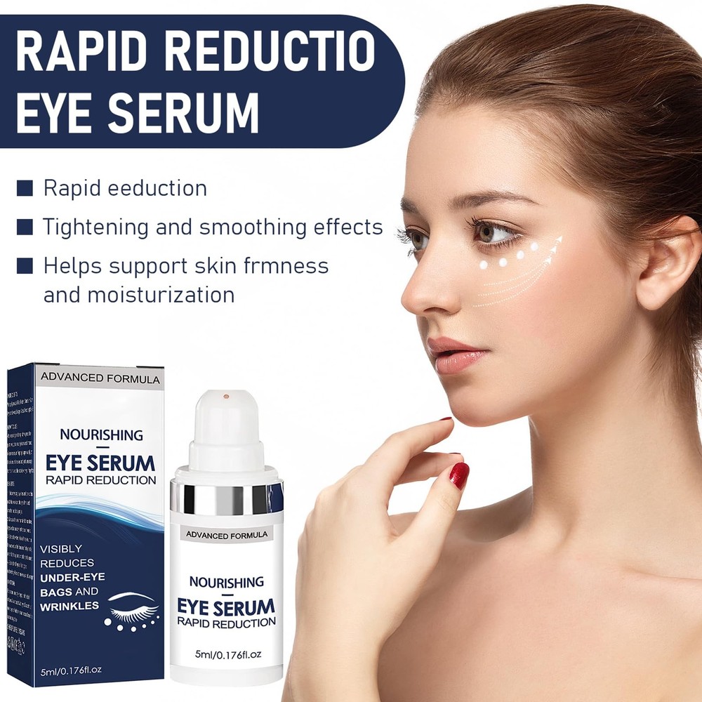 2Pcs Rapid Reduction Eye Serum - Advanced Anti-Aging Instant Wrinkle Remover