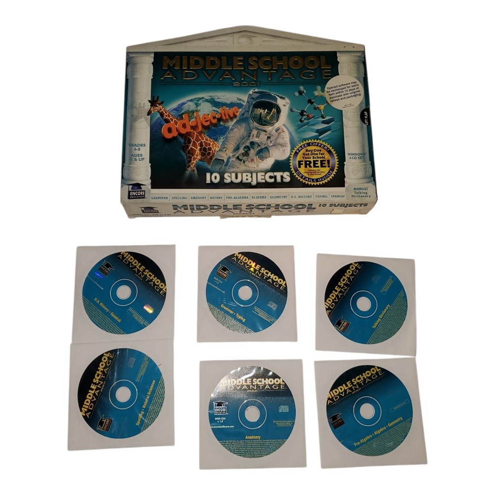 Middle School Advantage 2001 - 6 Disk