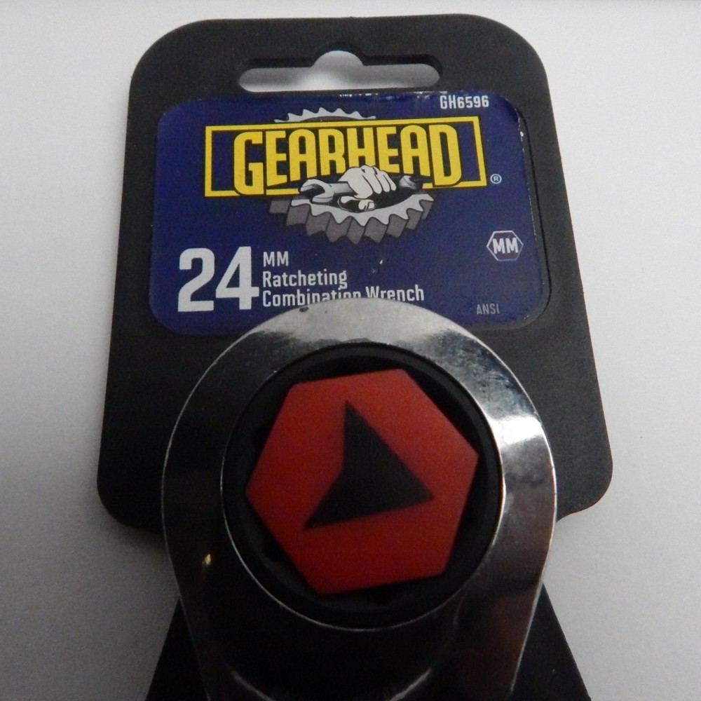 Gearhead 24mm ratcheting combination wrench