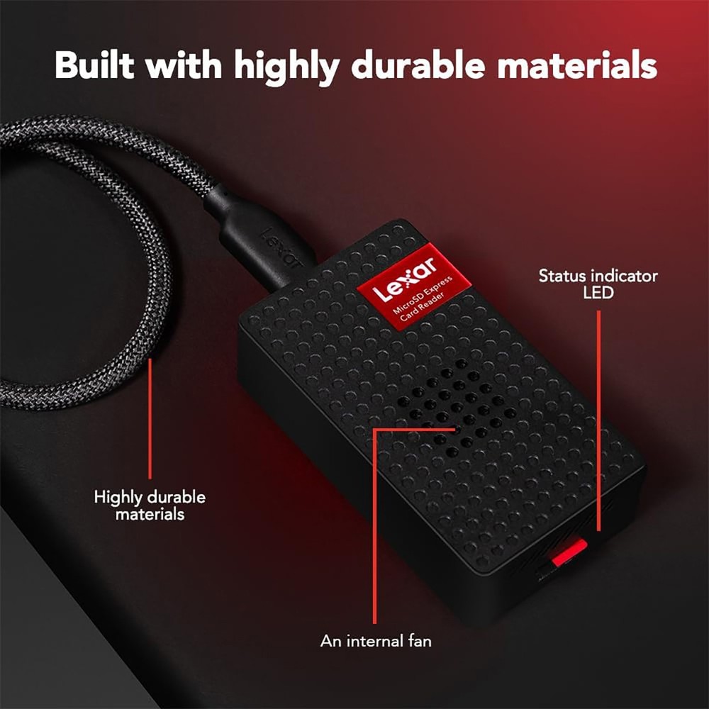 Lexar microSDXC Express UHS-II USB 3.2 Gen 2 Card Reader