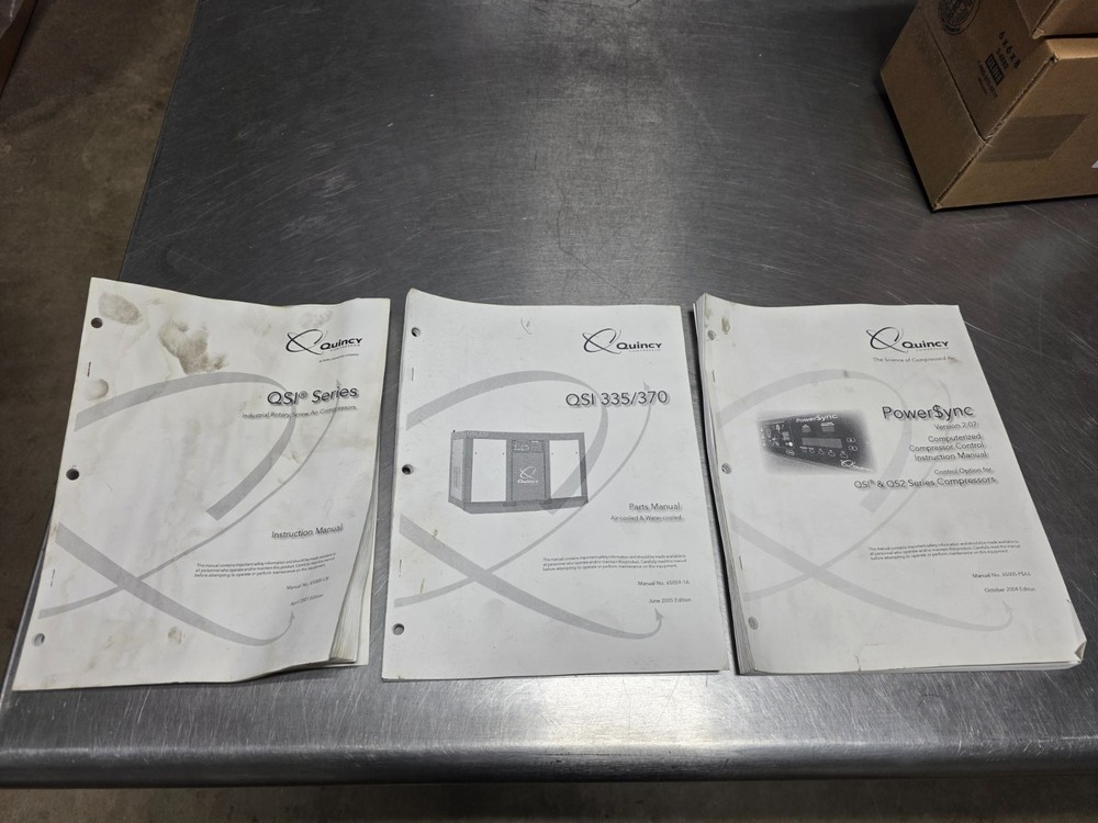 QUINCY QSI-370 ROTARY SCREW AIR COMPRESSOR POWERSYNC