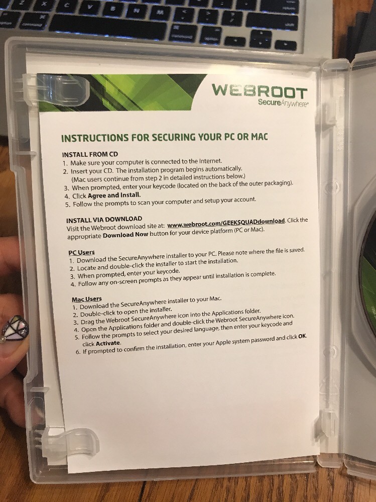 Webroot SecureAnywhere Internet Security For PC/MAC/Mobile Ships N 24h