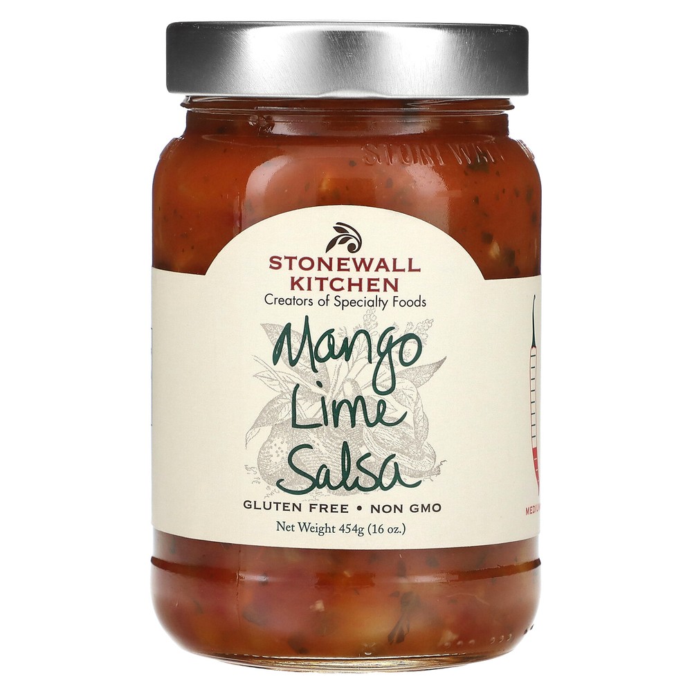 Mango Lime Salsa, Medium, 16 oz (454 g)