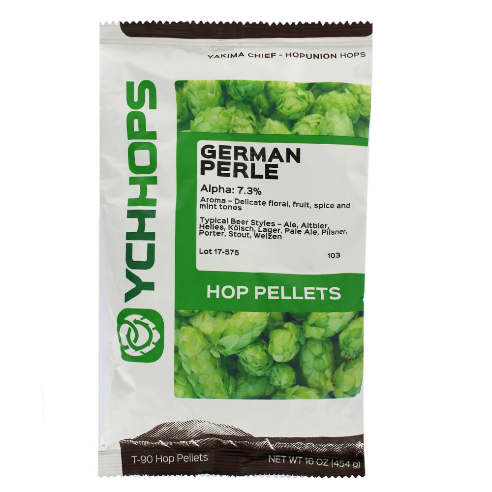 German Perle, One - 1 Pound Package Of Hop Pellets