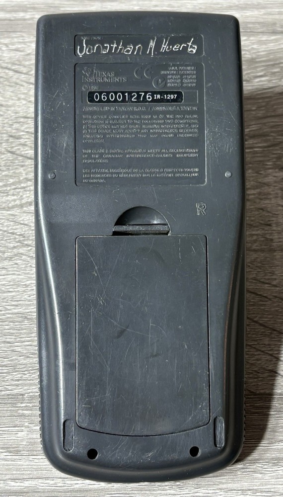 Texas Instruments TI-83 Graphing Calculator Working but has Lines on Screen