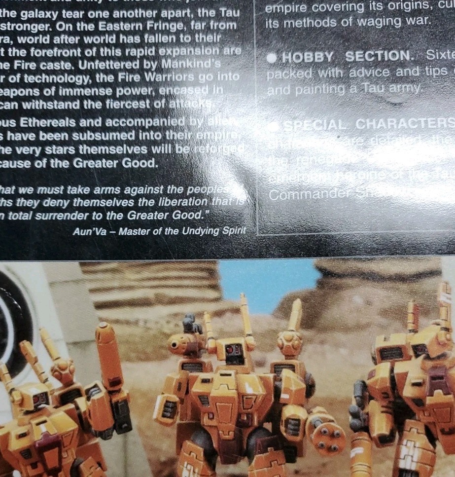 Warhammer 40k Codex: Tau Empire (2005 Games Workshop, Softcover) Pre-Owned