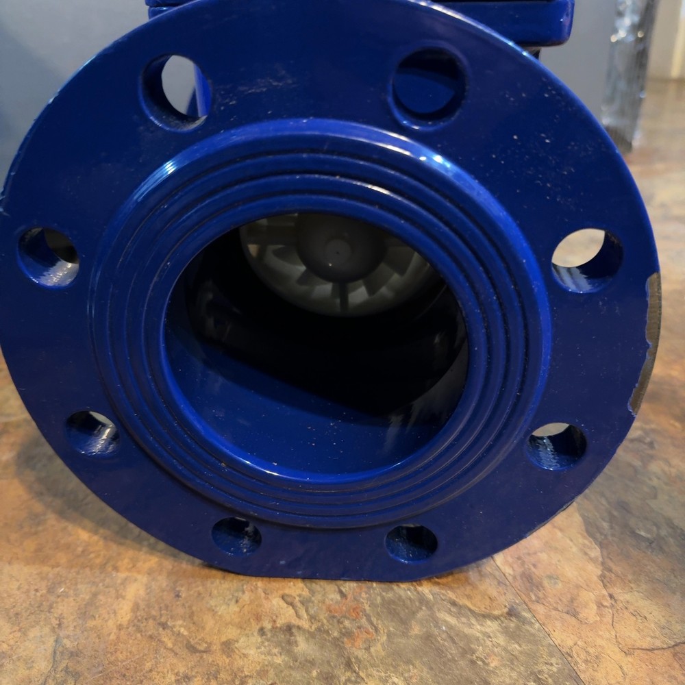 Watflow 4" Woltmann Helix Water Meter Cast Iron Pulse Output Industrial Use