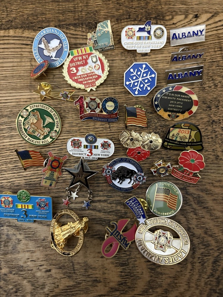 #193 - Multiple Lapel Vet Pins, One Magnet