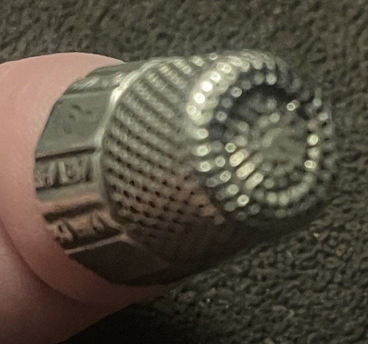 VTG Sterling Silver Thimble