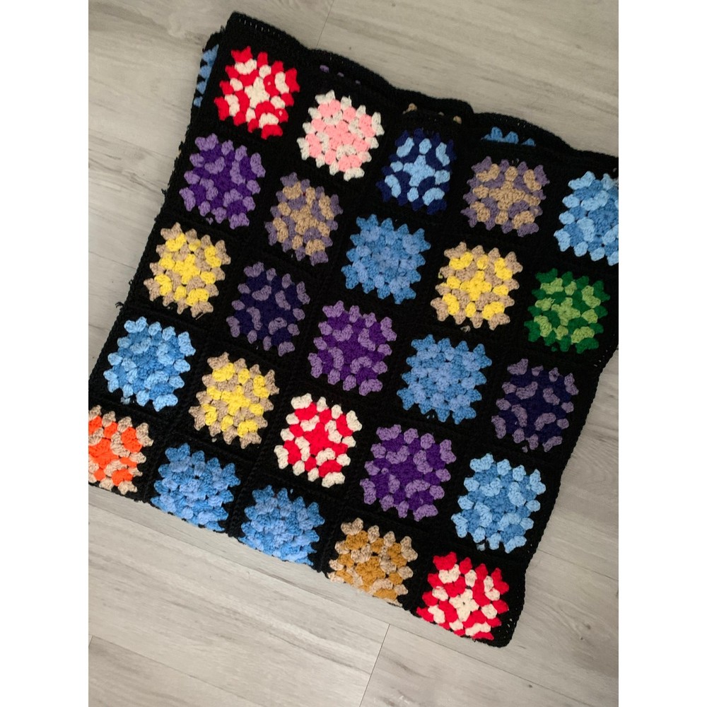 VintageHandmade Granny Square Afghan