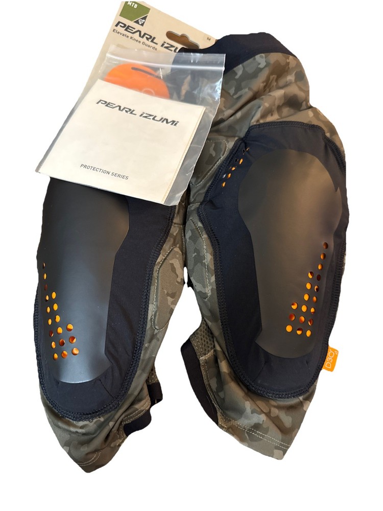 Pearl Izumi Elevate Mountain Biking Knee Guards Forest Camo Medium - NWT