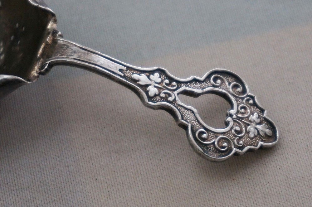 Wilhelm T. Binder WTB 800 Silver TEA STRAINER - Germany