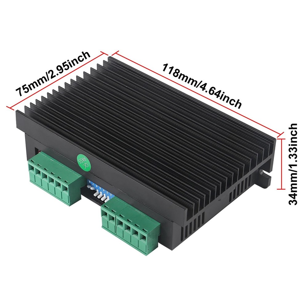DM556 CNC Digital Stepper Driver - 2-Phase Stepper Motor Controller, 20-50V D...