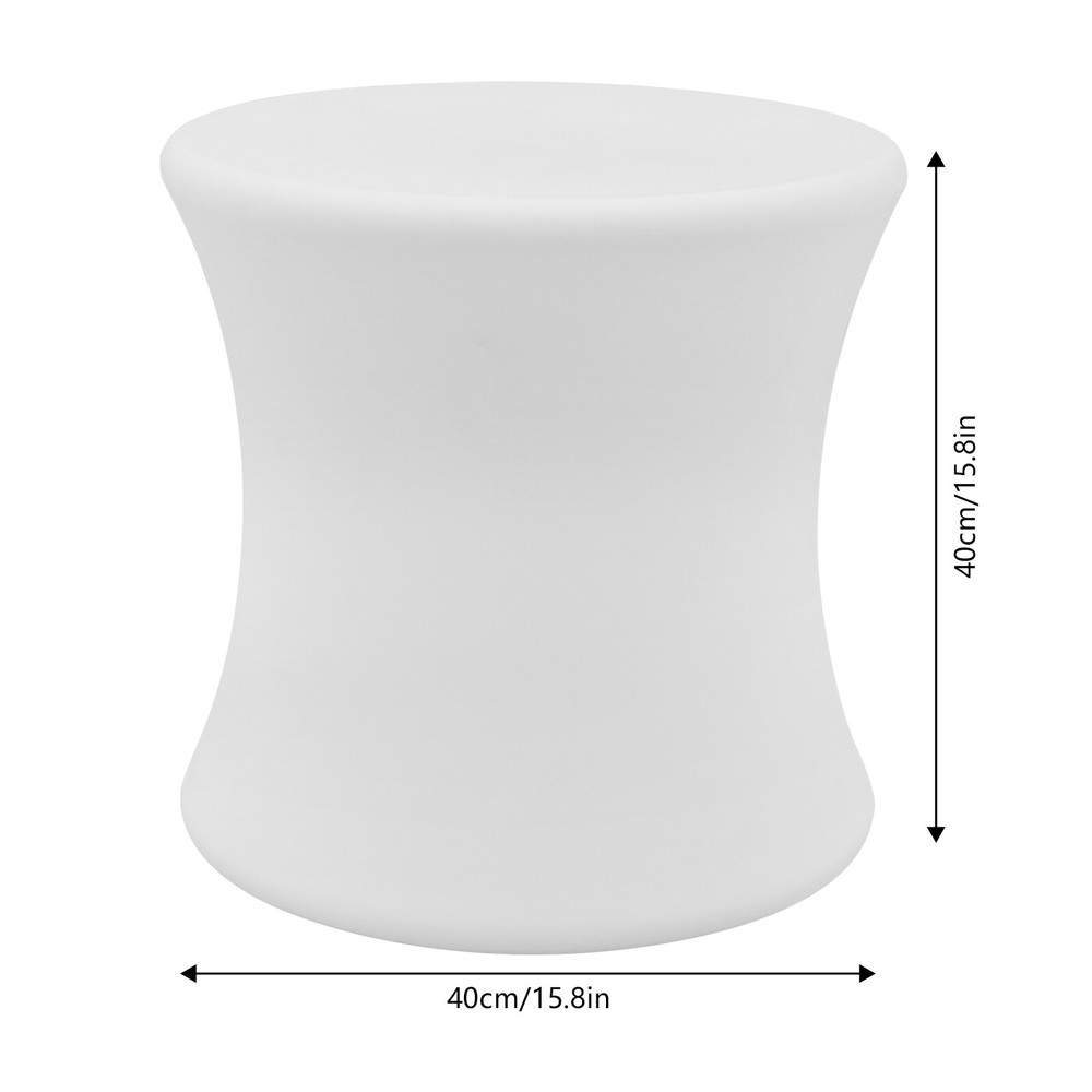 LED Drum-shaped Stool, Stool with Rechargeable LED Light, Ambient Lighting