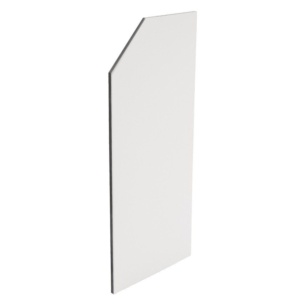 Wall-Mounted Urinal Partition Panel with Bevel Angle for Privacy