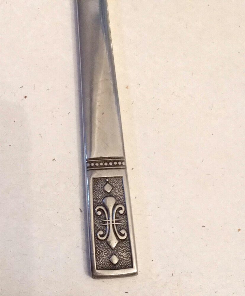 Modern Solid Butter Knife Interpur CORTINA Stainless Steel Flatware Scroll Work