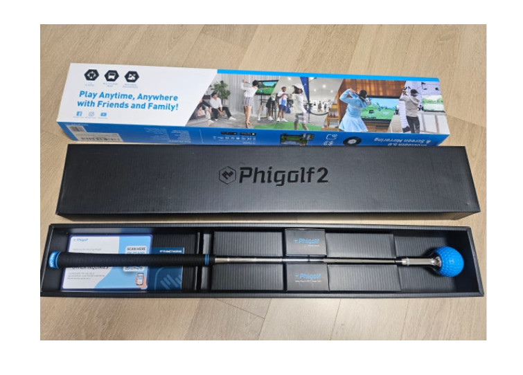 Phigolf 2 Smart Screen Golf Simulator Swing Trainer Home Golf Practice with WGT