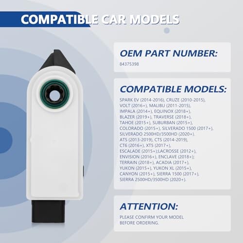 Front Shutter Active Grille Air Actuator Motor Compatible with 2018-2025