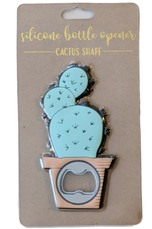 TMD Fun Bar Silicone Cactus Shape Bottle Opener