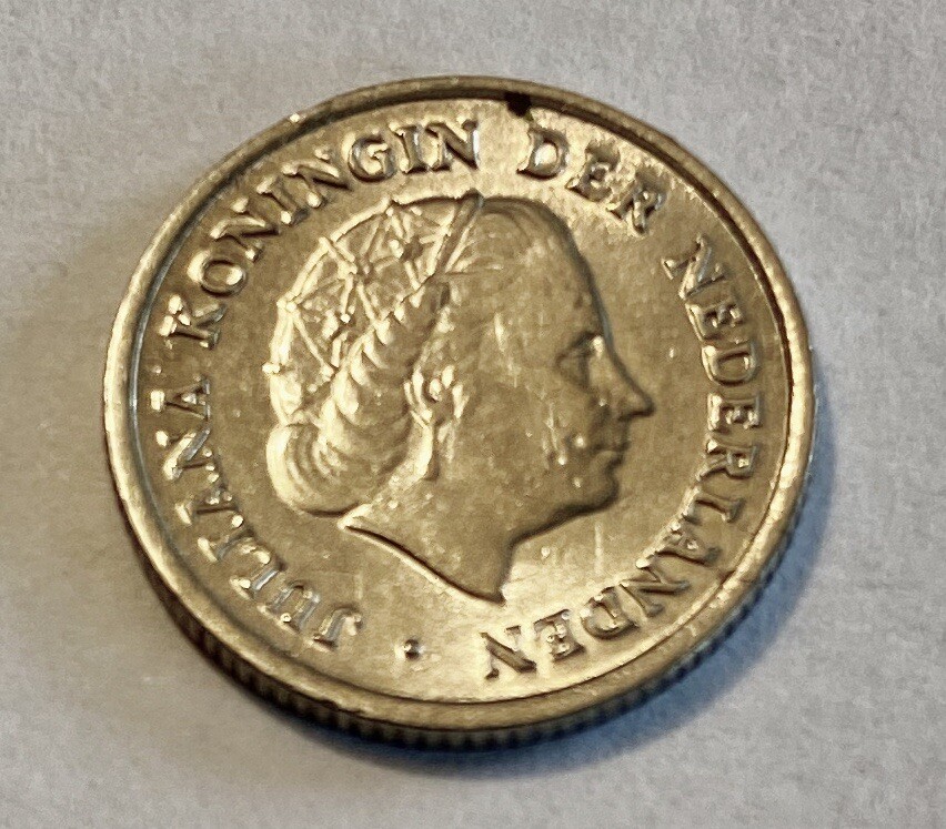 10 Cent Coin Nederlanden 1957 Very Clean!