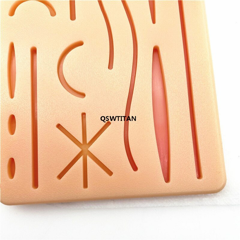Y Traumatic Skin Suture Model silicone Wound suture pad Suturing Training Pad
