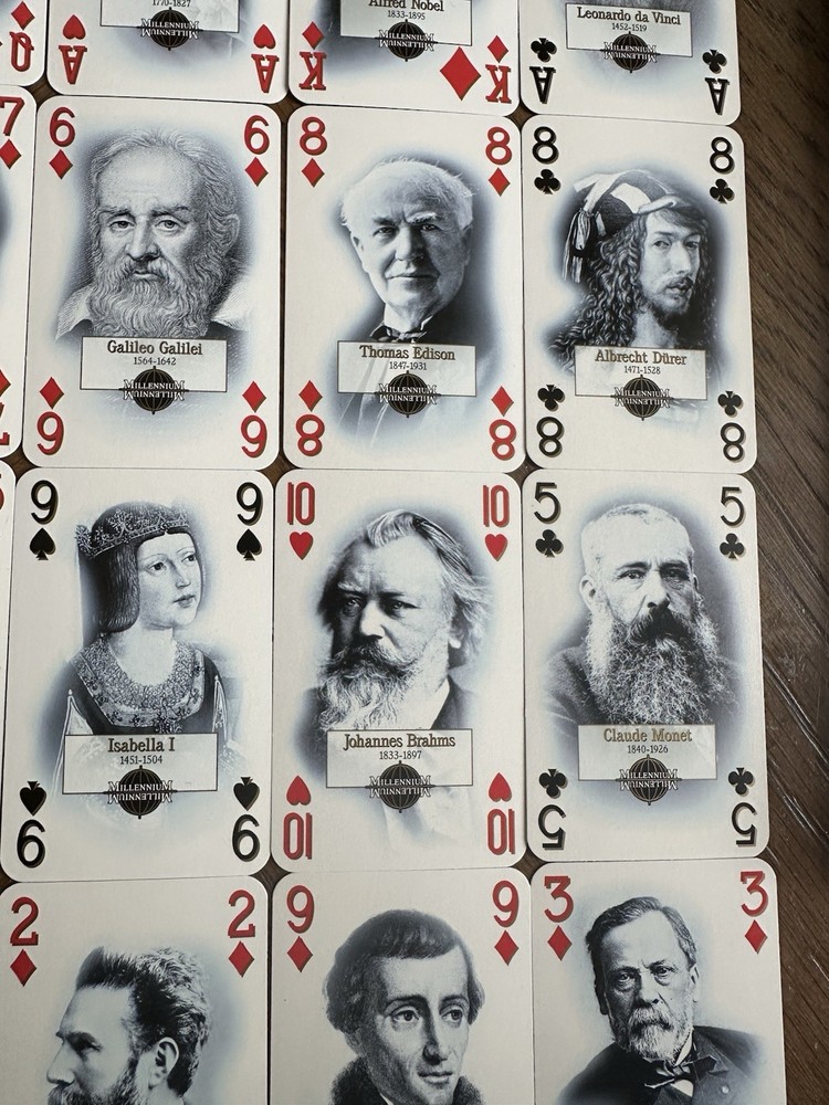 Houston Chronicle Full Deck Of With Significant Historical Figures Nice Deck