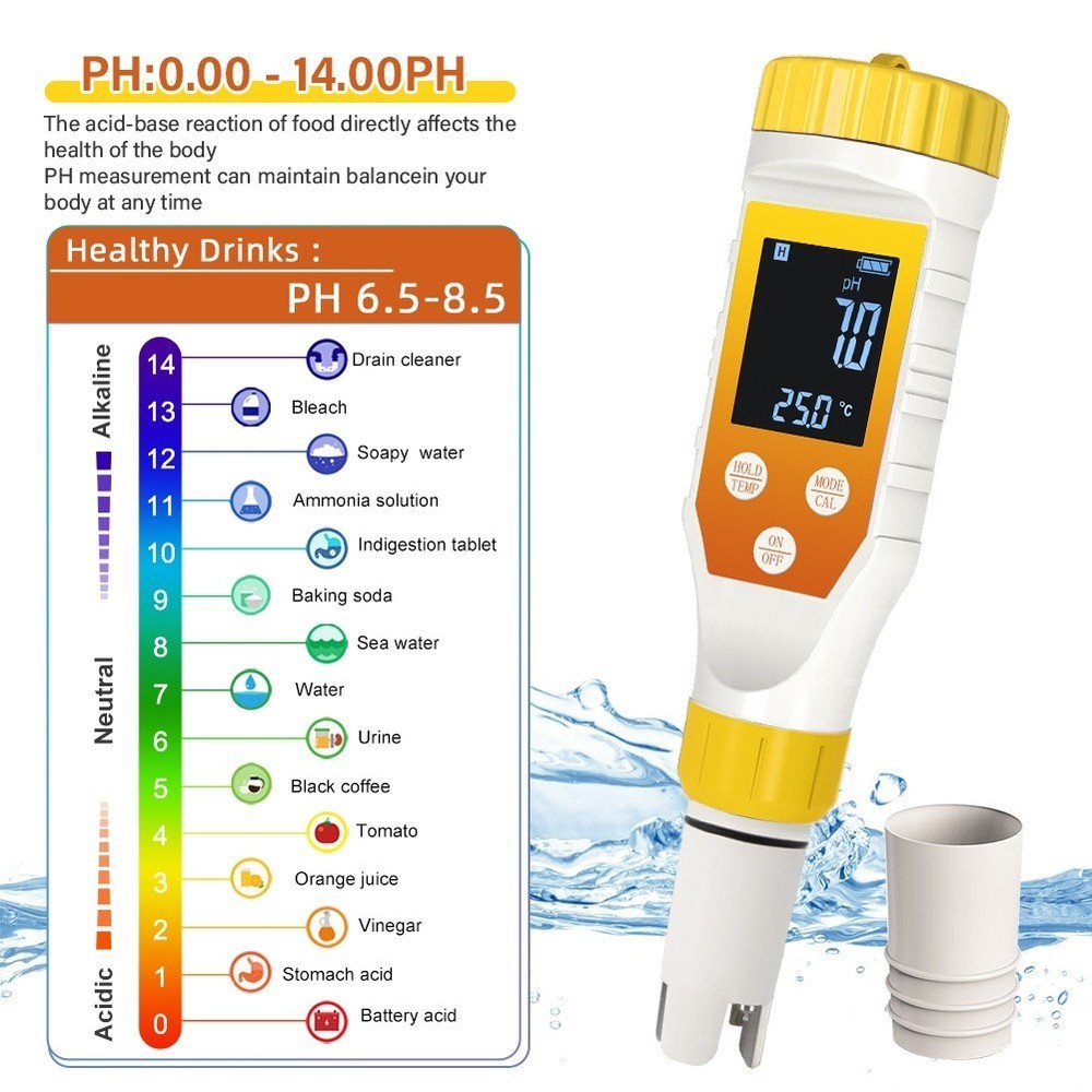 Hydrogen Water Tester Liquid Tester For Home Use Comprehensive Testing Device