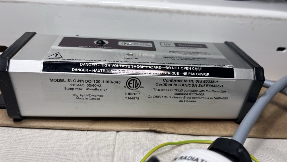 UV Dynamics Mini-Rack TP2S Water Treatment Rack w/ UV Chamber +Controller *PARTS