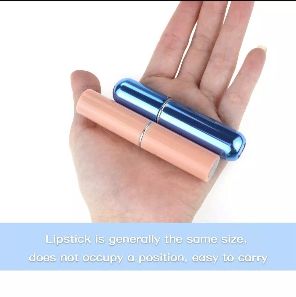5 Pcs Refillable Travel Portable Perfume Atomizer Bottle Spray Pump Case 5ml