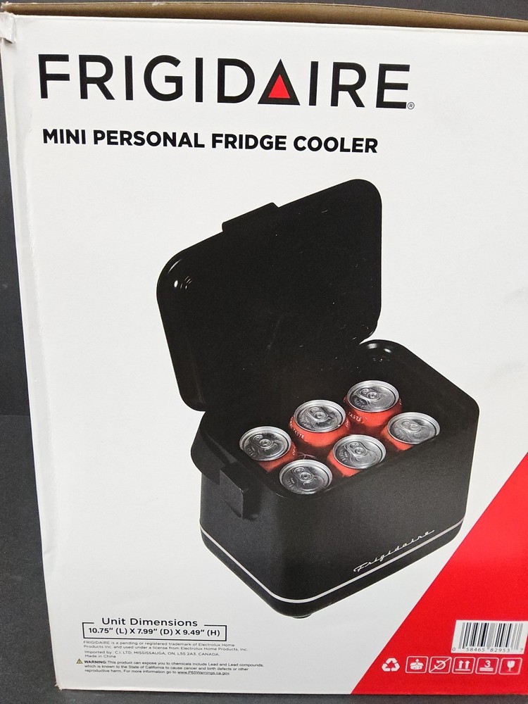 Frigidaire Portable Mini Fridge Cooler 6 Can Capacity