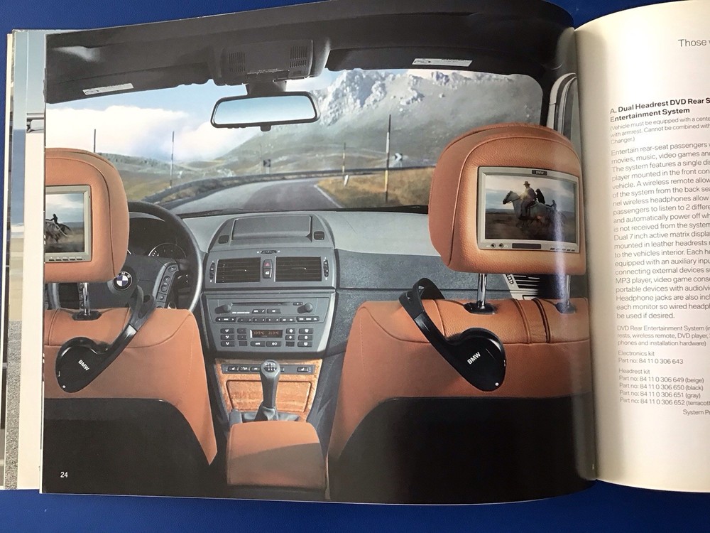 BMW X3 E83 SAV Accessory Brochure 2004