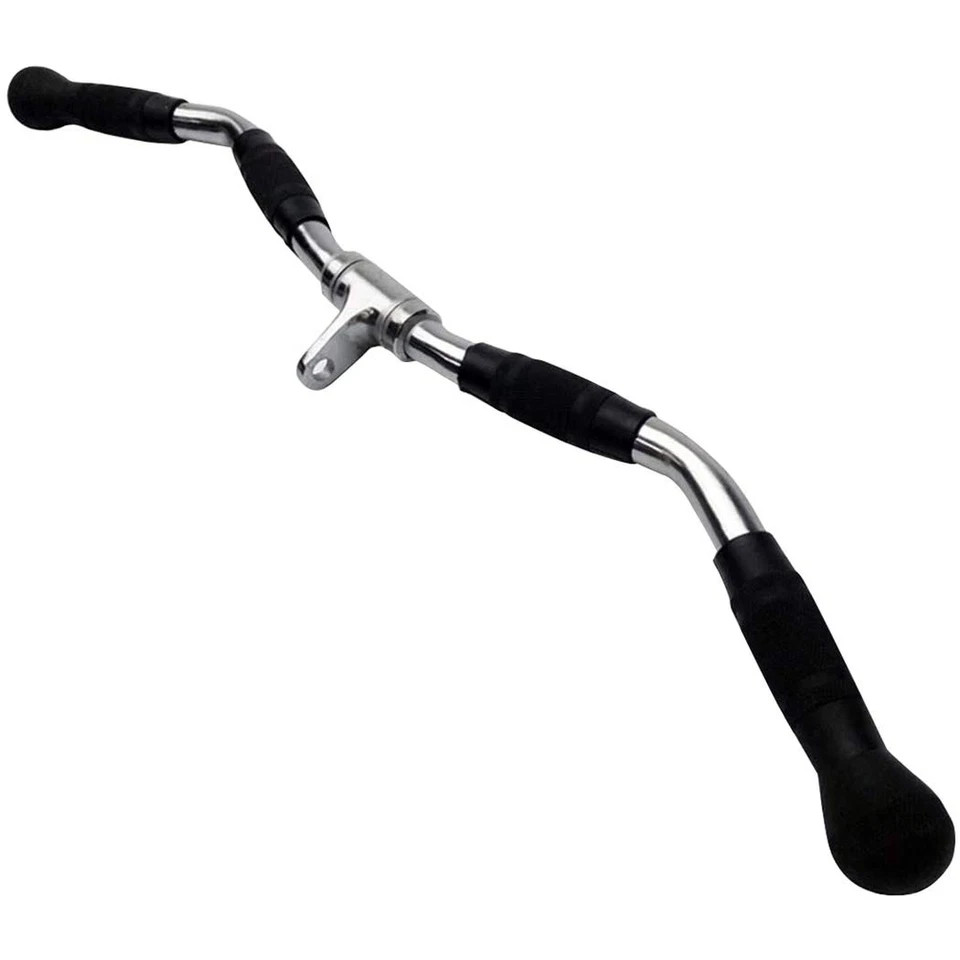 LAT Bar Cable Machine Attachment Curl Pulldown Bar with Full Rotation and for