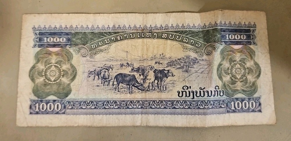 2003 Laos 1000 Kip Note