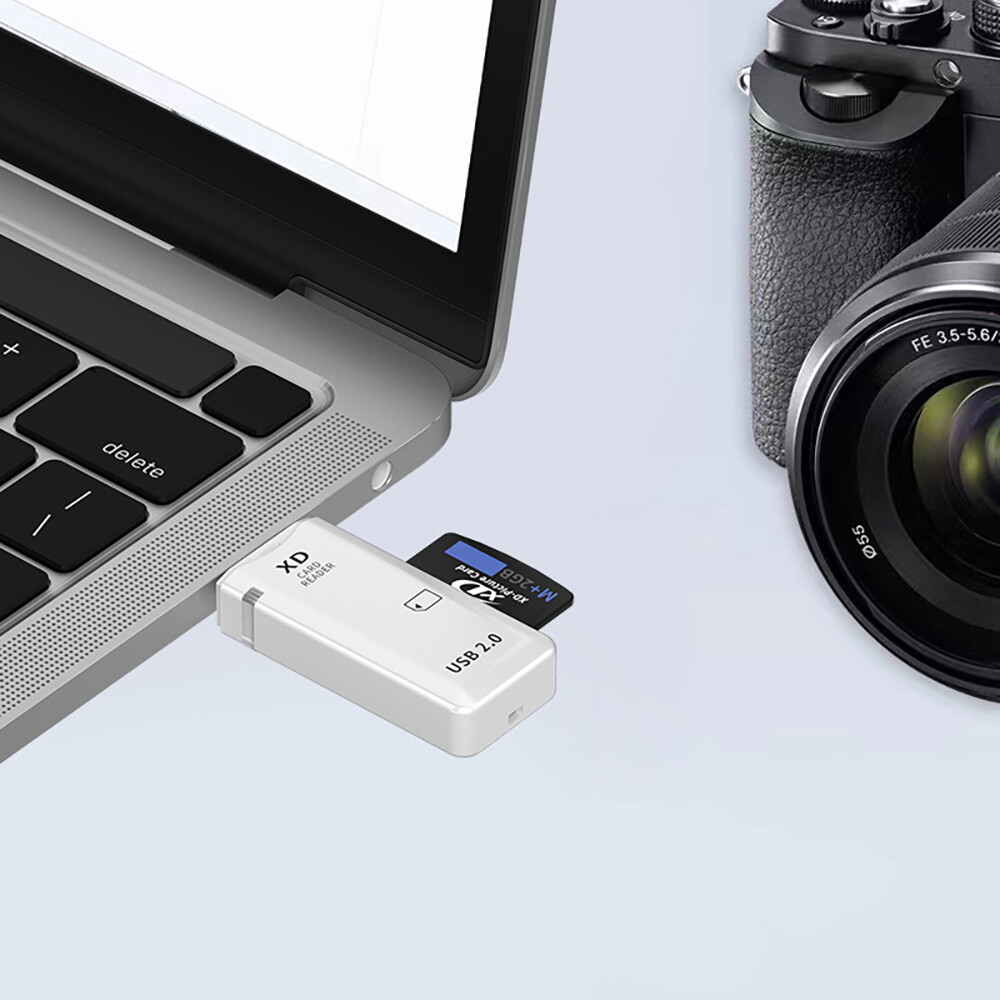 Pro USB xD Memory Card Reader Adapter For SanDick Olympus Fuji XD Camera Picture
