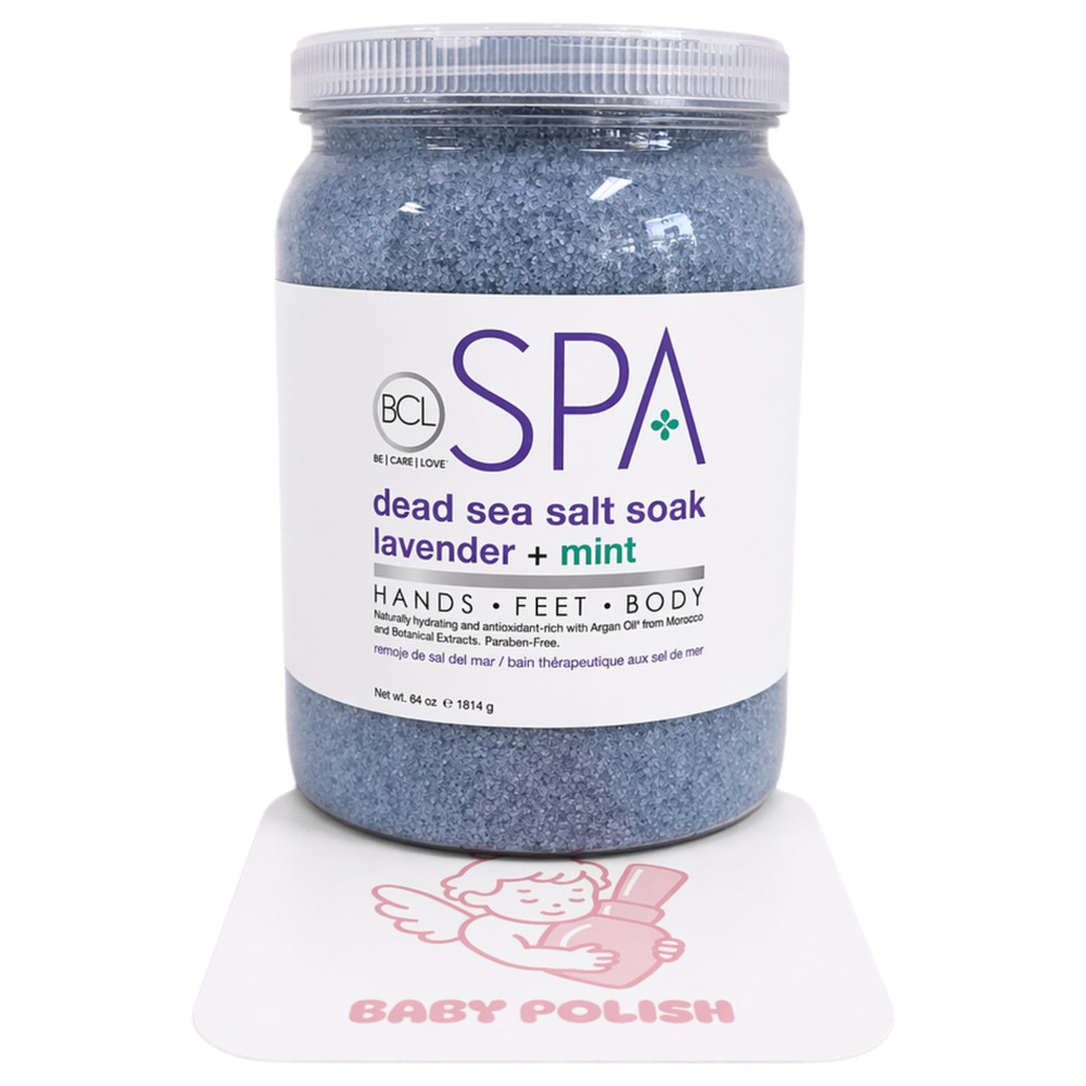 BCL SPA | Dead Sea Salt | Lavender + Mint | 64 oz