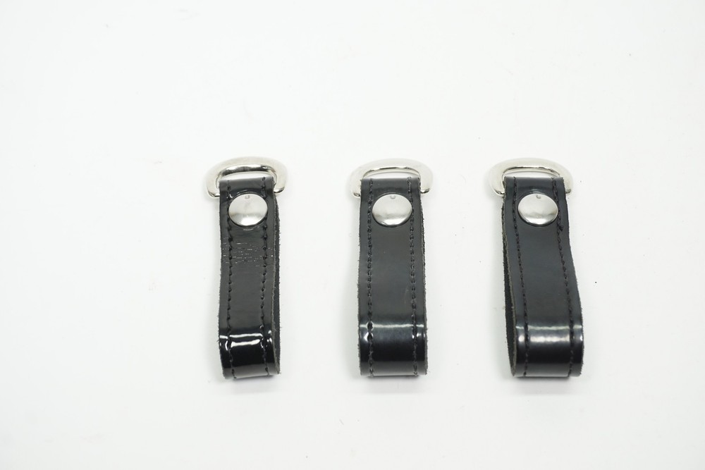 High Gloss D-Ring Keeper for Duty Belt 3pk