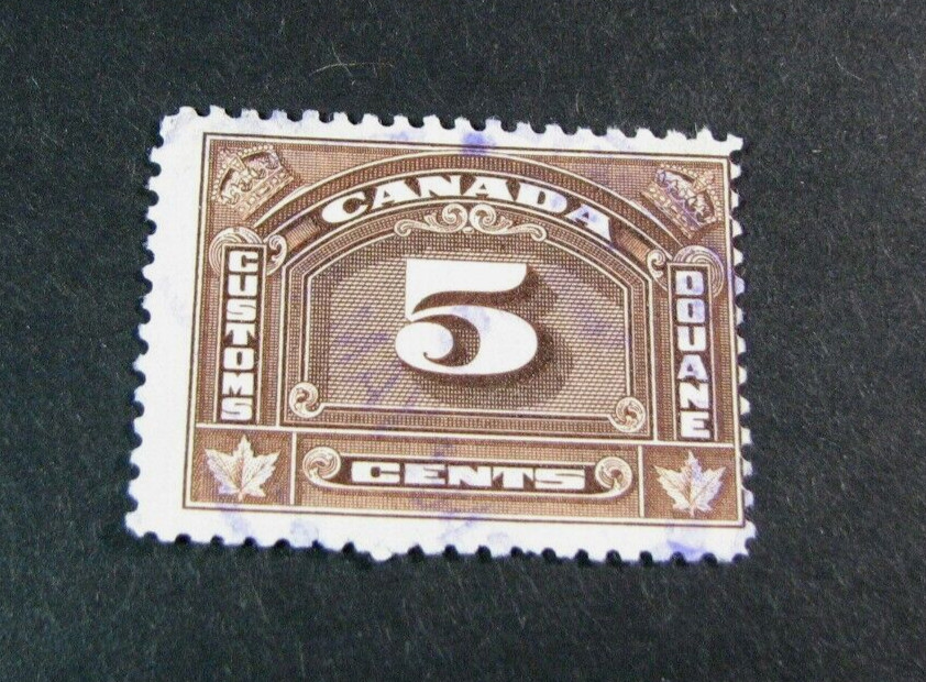 Canada Customs Duty Stamp FCD8 Used H320