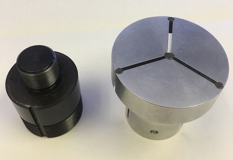  3J replaceable aluminium head - 4.0" diameter