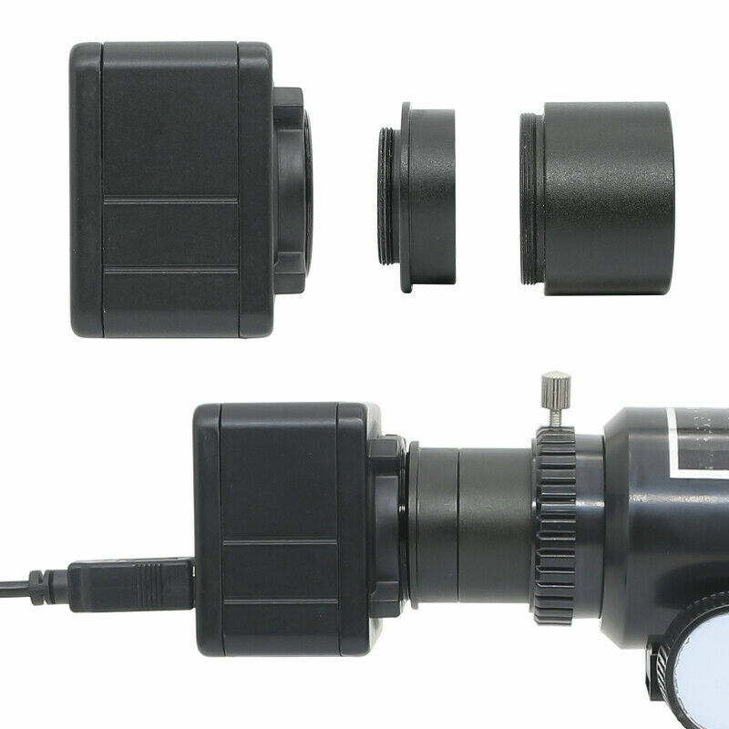 Astronomical Telescope Adapter 1.25" to C/CS Mount Thread Interface Converter