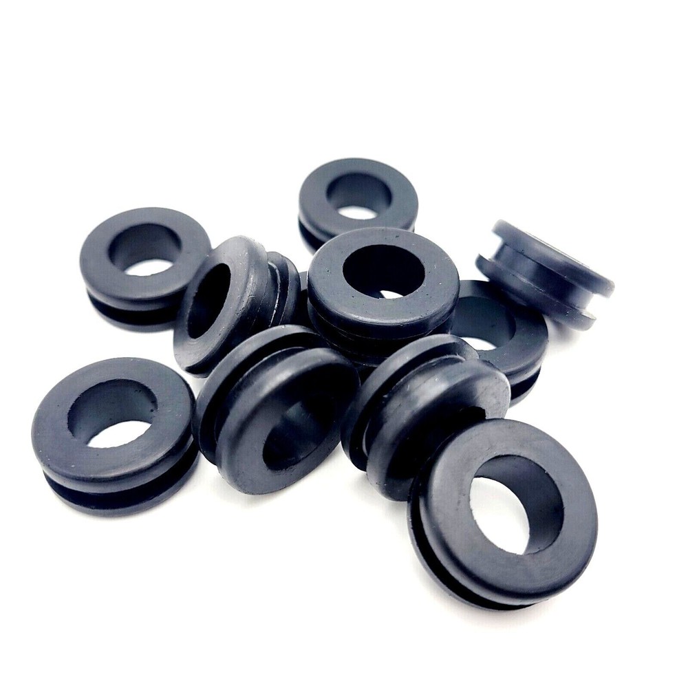 3/4" Panel Hole Rubber Cable Grommets 1/2" ID for 1/8” Thick Wall Wiring Bushing