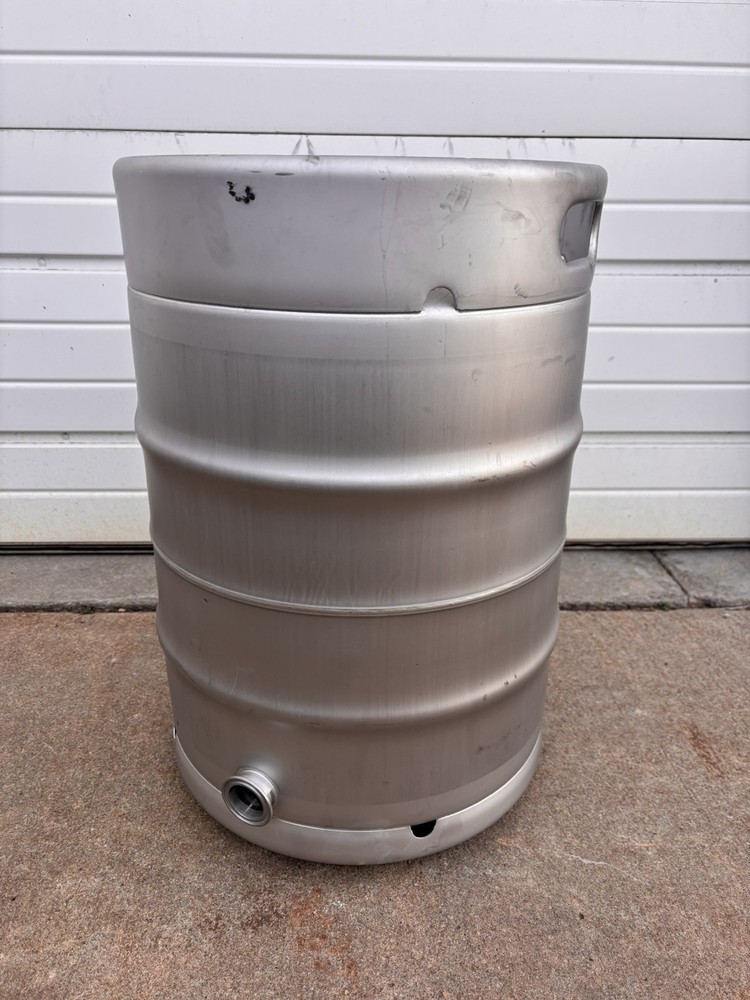New Dual Handle Stainless Steel Keg 15.5 Gallon