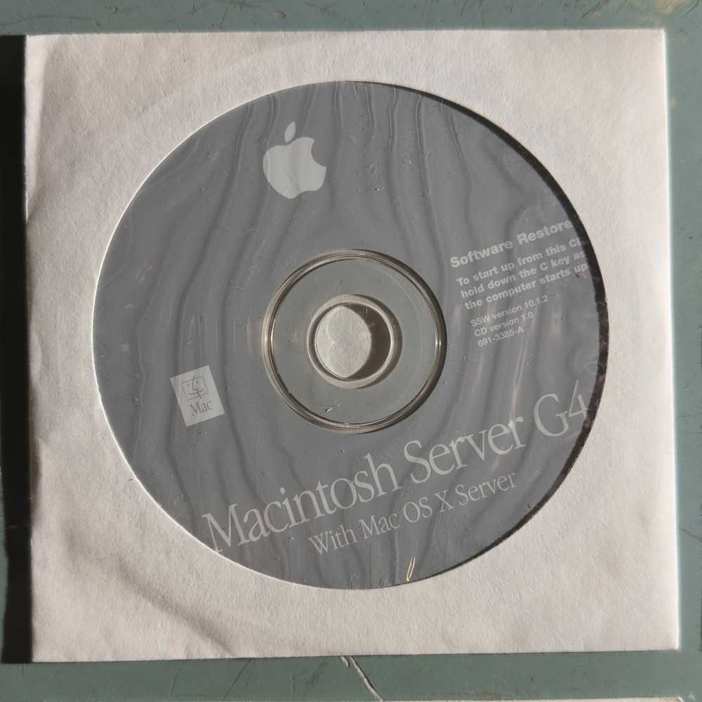 Apple Mac OS X Server 10.1 Unlimited for Macintosh Server G4 with WebObjects 5.1