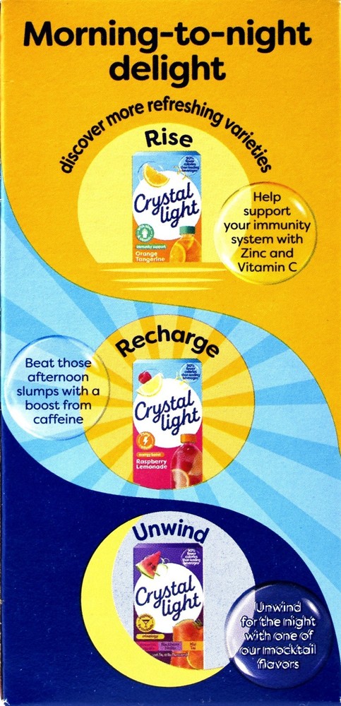 8 10-Packet Boxes Crystal Light Immunity Support Orange Tangerine Drink Mix