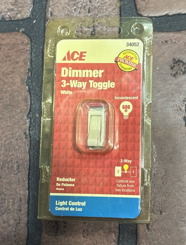 ACE Dimmer Toggle 34052 3 Way Switch