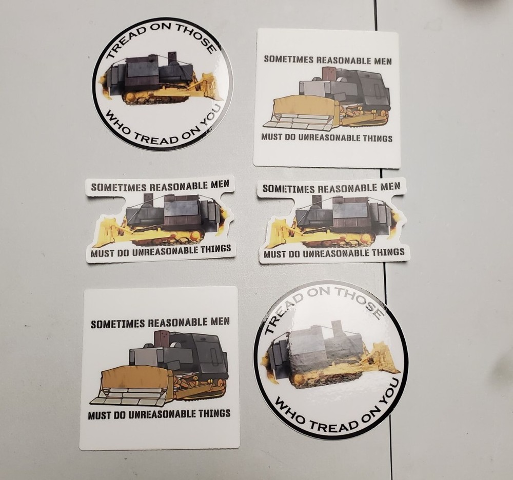 KILL DOZER KILLDOZER Stickers VARIETY PACK (5)