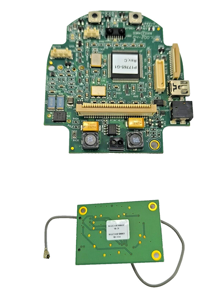 5 x Zebra MZ220 printer mainboard motherboard M2E-0UB00010-B0 bluetooth modules