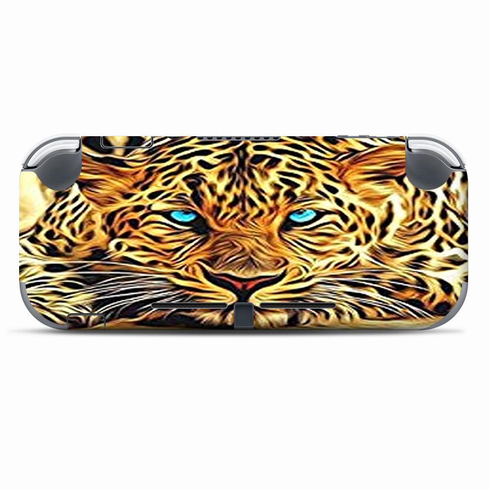 Skins Decals wrap for Nintendo Switch Lite - Leopard with Blue Eyes