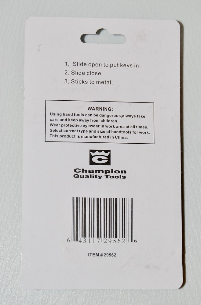 New Champion Quality Tools 2-PC Magnetic Hide a Key Black Box